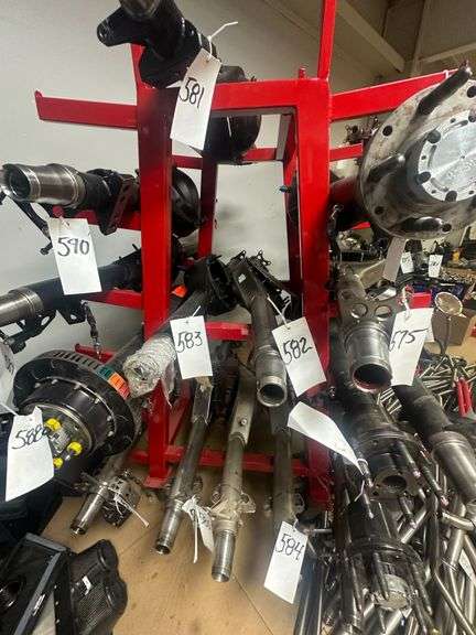 Red Rear End Rack