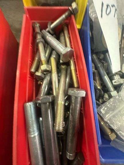 Misc Nuts & Bolts Tray As Pictured