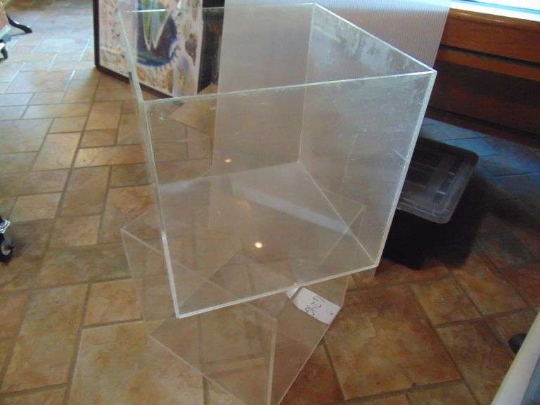 Two Plastic Cubes for Plants