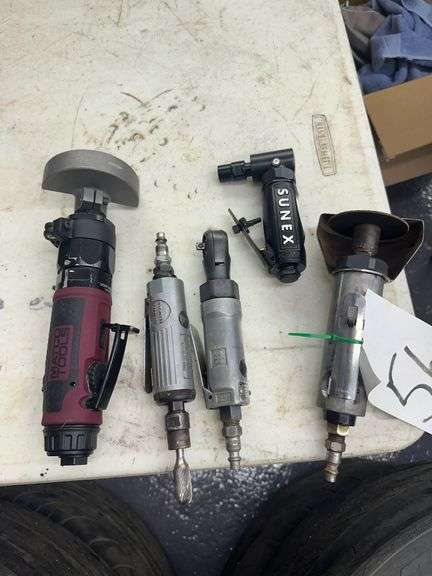 Assorted Air Powered Hand Tools