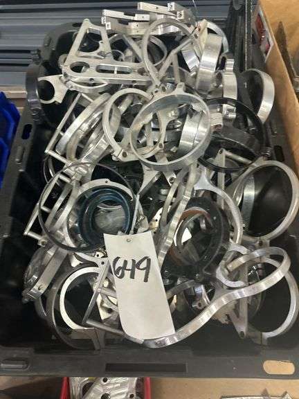 Grouping of Fire Bottle Brackets