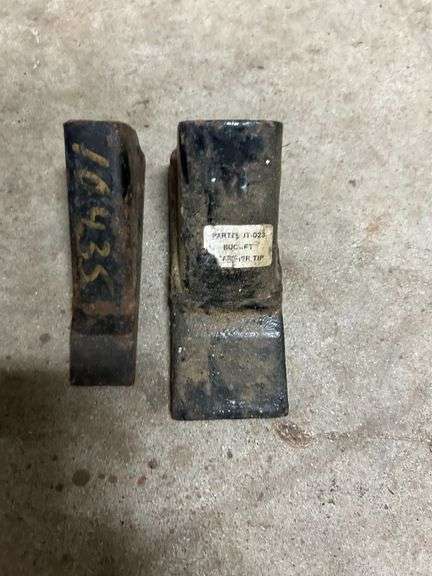 Box of Various Sized Implement Teeth