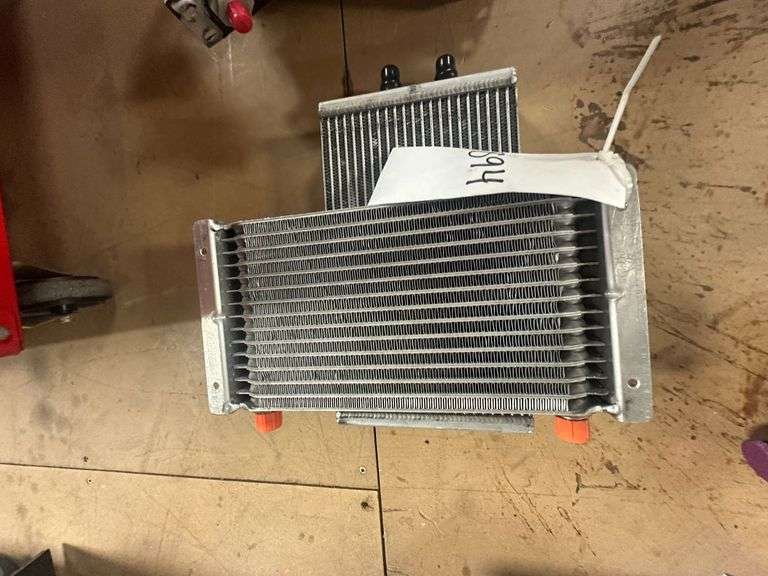 (2x)  Used Alum Oil Coolers 11" x 6"