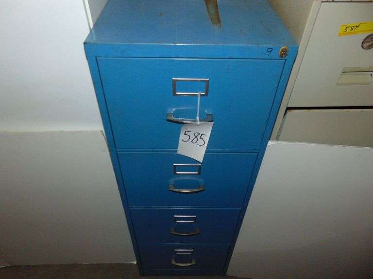 File Cabinet 4 Drawer Legal Size, Locked Up