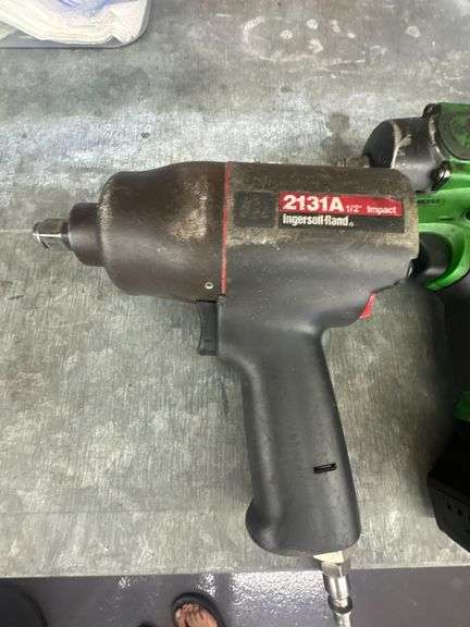 One Ingersoll-Rand Air Powered Impact Wrench & One Matco Brushless Battery Powered 1/2" Impact Wrench