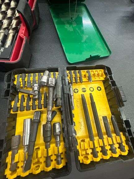 Various Drill Bit Sets & Impact Rated Driver Attachment Kits