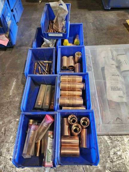 Ten Trays of Assorted Welding Gun Tips