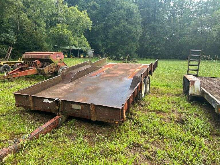Hardee 8x16' Steel Deck Trailer, (FARM USE ONLY, NO TITLE)