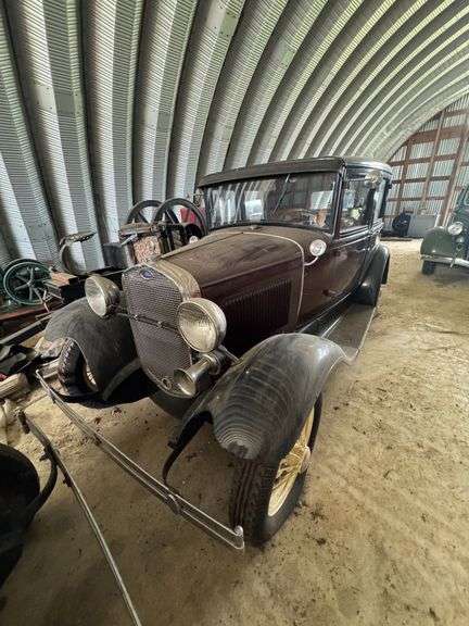 1930 Ford Model A  Fordor Sedan | Briggs 170-B Deluxe | Showing 12,204 Miles | HAVE TITLE | VIN# A3095099