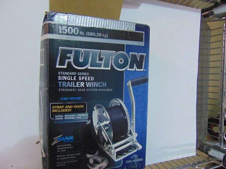 Fulton 1500 Lbs. Trailer Winches