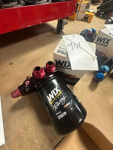 Used C&R Oil Filter Mount w/ Bypass & New Wix 57007R