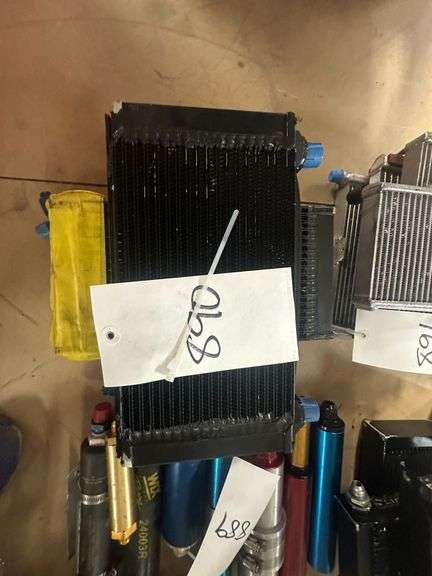 (4x)  Used Setrab Oil Coolers 11" x 6" Dims
