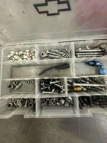 Misc Tray with MSD Rev Chips & Header Bolts