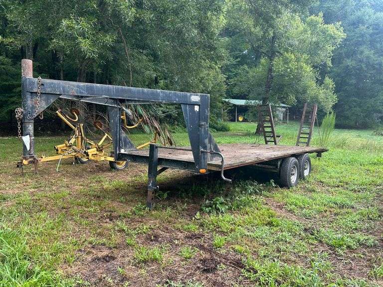 1993 Tesh & Sons Gooseneck Trailer, VIN:1B9DG2021P1118614
