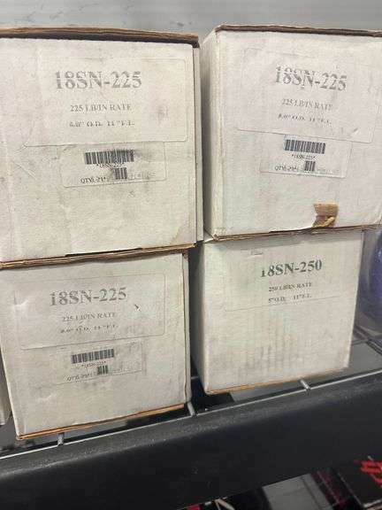 (3x)  225, 1x 250Lb 5" X 11" Springs