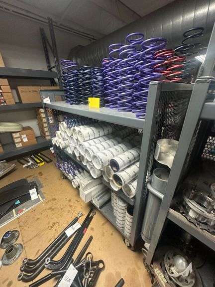 Gray Rolling Rack -No Contents 2