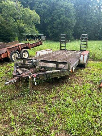 1990 Lee 16'x6' Wood Deck Trailer, VIN:1L9AF1627LS1L9073