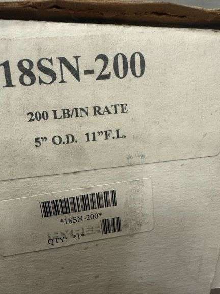 (4x)  New Hypercoil 2X200, 300, 350Lb Rate Springs 5" X 11"