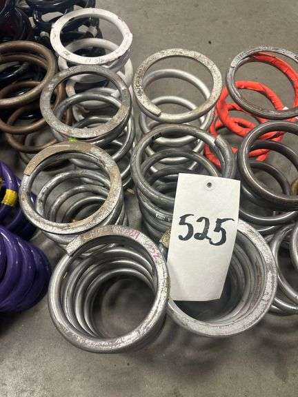 Eleven Used Front Springs (Silver)