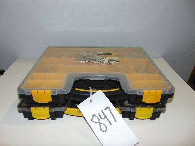 Two Storage Trays of Screws, Sheet Metal Screws