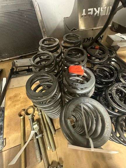 (7x)  Used Silver Coilover Springs