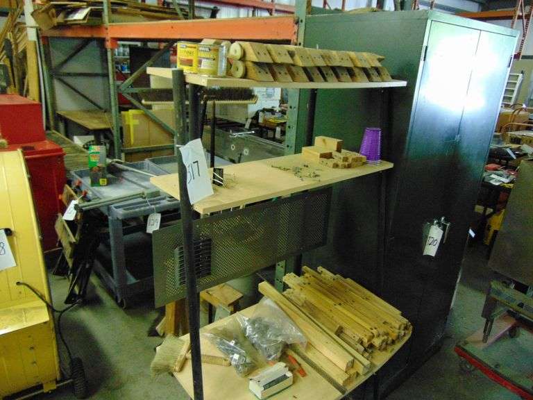 Shelf Contents of Pieces of Wood
