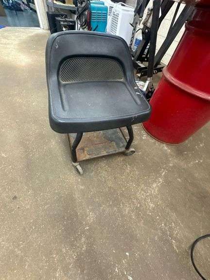 Rolling Garage Stool