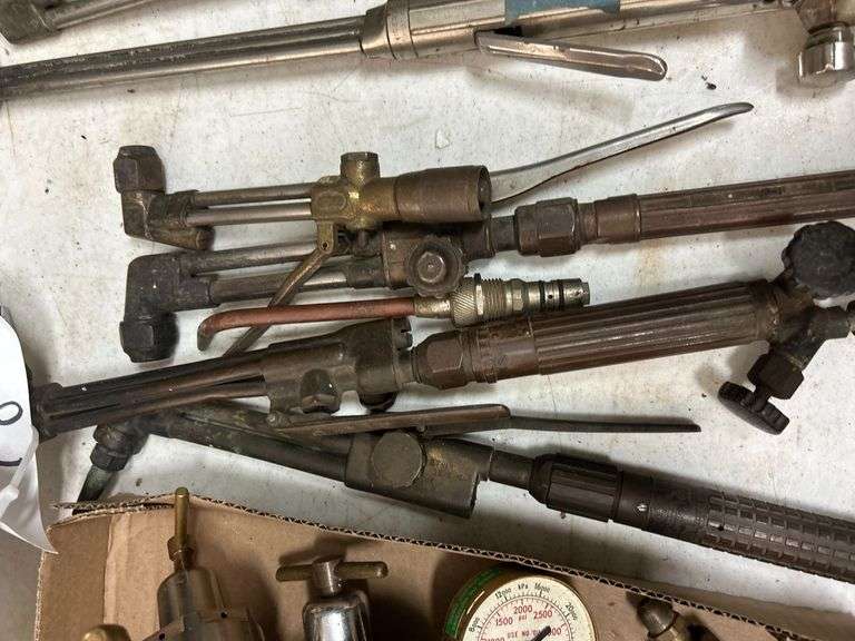 Grouping of Acetelene Torches and Torch Heads