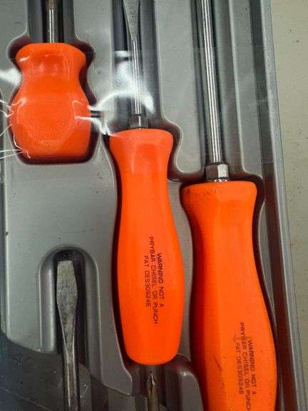 Set of Snap-On on Screwdrivers