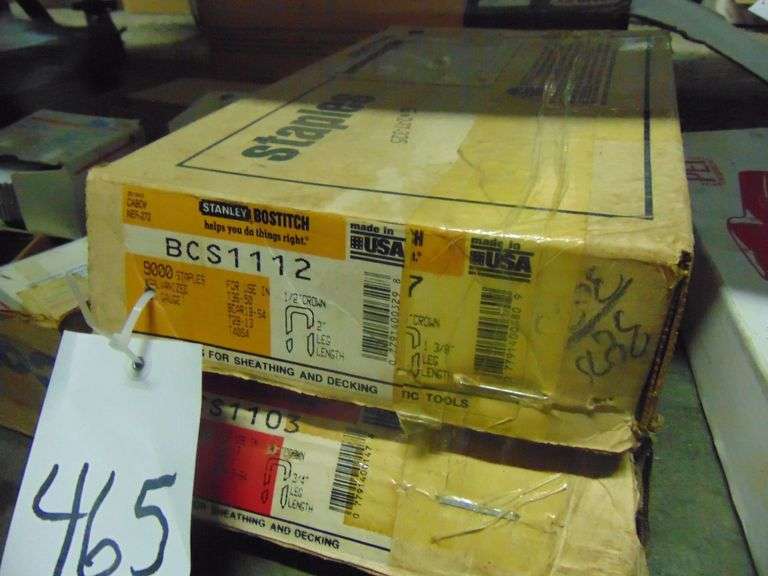 Bostitic & Stanley Staplers