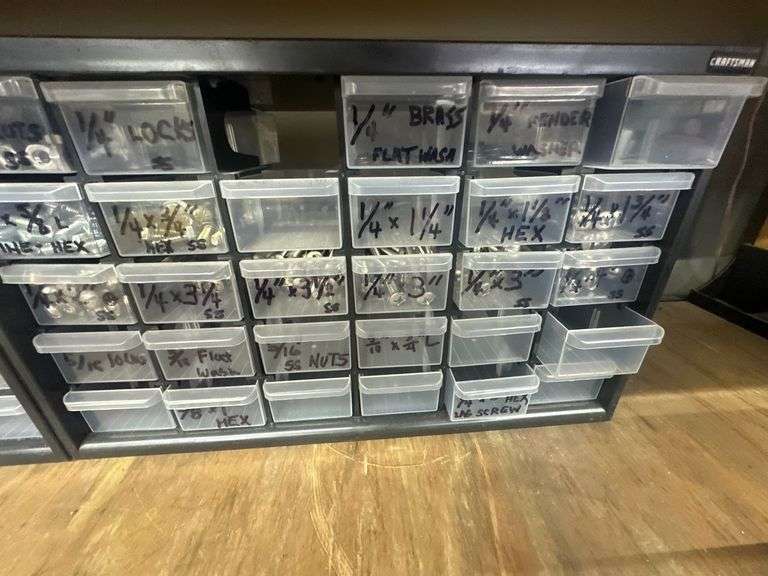 Hardware & Electrical Accessory Organizers w/ Contents