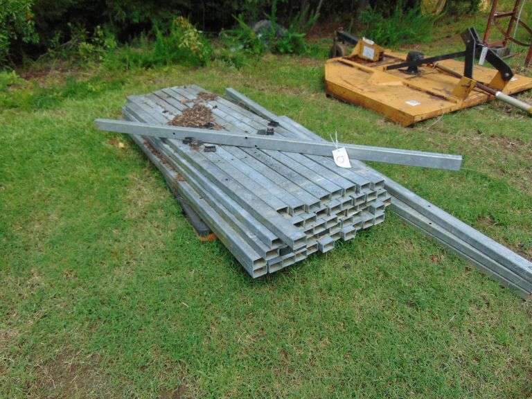 60 8' 3"x2" Metal Tubing