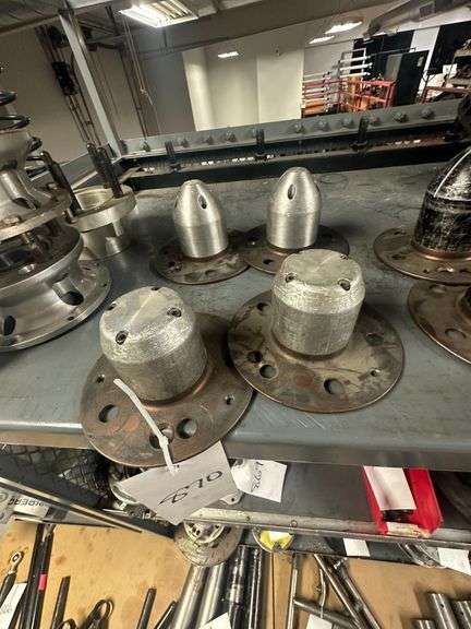 (4x)  Steel Drive Plates w/ Caps