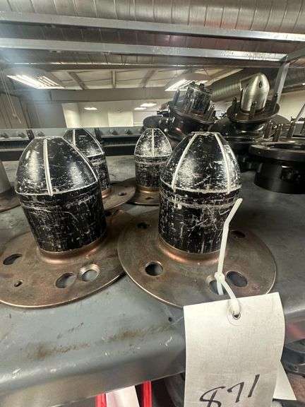 (4x)  Steel Drive Plates w/ Caps