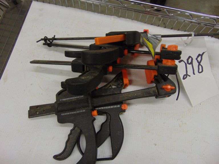 Five Car Clamps