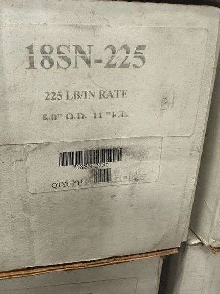(3x)  225, 1x 250Lb 5" X 11" Springs