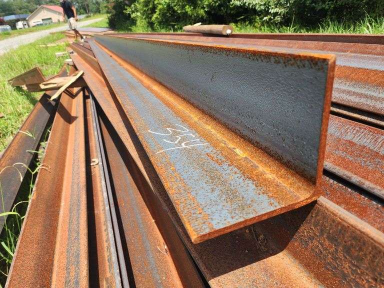 One 6"x6"x20' 3/8" Angle Iron