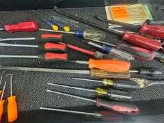 Assorted Pry Bars, Awls & Screwdrivers