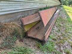 2x Money 24'x1'x8" Steel I Beams