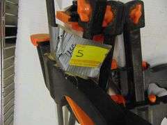 Five Car Clamps