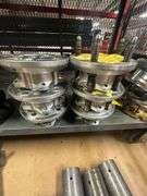 Six Aluminum 5x5 Hubs
