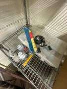 Assorted Fishing Poles w/ Tackle Box