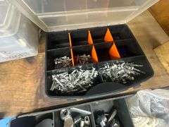 Small Parts Organizers & Hardware Bins w/ Contents