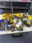 Grouping of DeWalt 20V Max Battery Powered Tools & Accessories