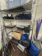 Wire Storage Racks w/ Contents
