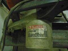 Makita Model 2414 Chop Saw On Stand