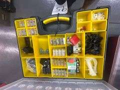 Assorted Automotive Repair Parts, Mechanic's Hand Tools, Automotive Primary Wire & Small Parts Organizers w/ Contents