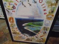 South Carolina Barrier Islands Poster