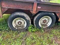 Hardee 8x16' Steel Deck Trailer, (FARM USE ONLY, NO TITLE)