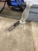 Antique Carpenter's Planar & Hurricane Style Oil Lamp